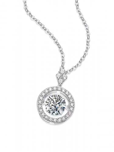 سنسال الماس MOISSANITE (1.00CT) GRA844