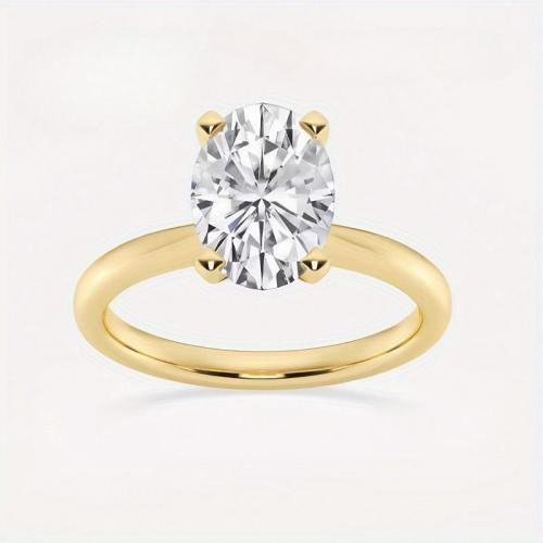 خاتم الماس MOISSANITE (2.00CT) GRA031