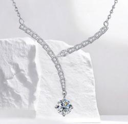 سنسال الماس MOISSANITE (1.00CT) GRA862