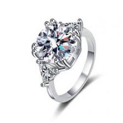 خاتم الماس MOISSANITE (5.00CT) GRA202