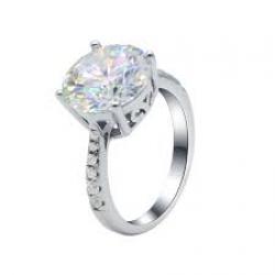 خاتم الماس MOISSANITE (5.00CT) GRA214